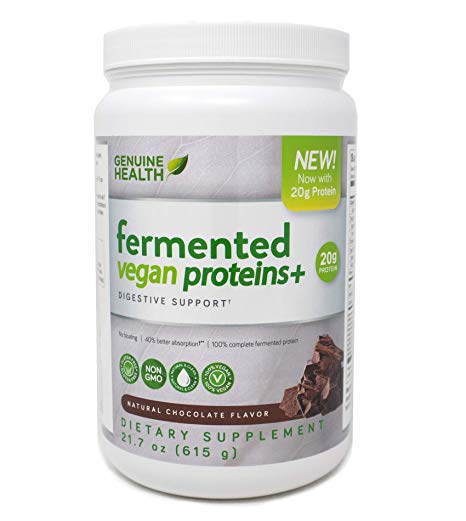Genuine Health Fermented Vegan Proteins , 615g, Chocolate