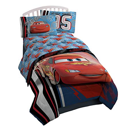 Jay Franco Disney Cars 3 Piece Twin Sheet Set, Classic