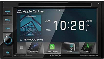 Kenwood DDX5706S 6.2" Double Din A/V Multimedia DVD Receiver with Wired Apple CarPlay