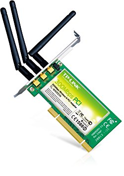 TP-LINK Wireless N300 Advanced PCI Adapter, 2.4GHz 300Mbps (TL-WN951N)