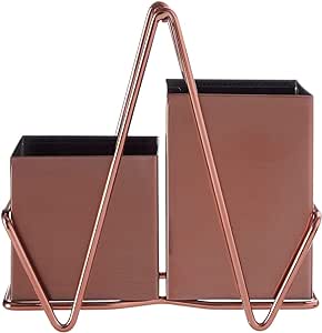 Premier Housewares Cutlery Caddy, One Size, Rose Gold