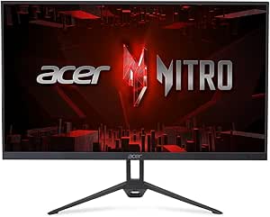 acer Nitro 27" Full HD 1920 x 1080 IPS Gaming Monitor | AMD FreeSync Premium | 200Hz Refresh | Up to 0.1ms | Tilt | 1 x Display Port 1.2 & 1 x HDMI 2.0 | KG273 X1bmipx