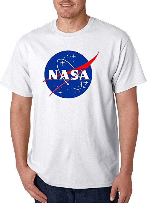 NASA Meatball Logo White, Black or Gray T-shirts