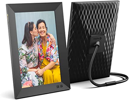 Nixplay Smart Digital Picture Frame 10.1 Inch - Share Moments Instantly via Email or App