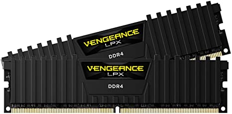 Corsair CMK32GX4M2F4000C19 Vengeance LPX 32GB (2x16GB) DDR4 4000 C19 1.35V Desktop Memory for Intel X299 Black