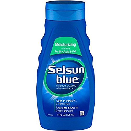 Selsun Blue Moisturizing with Aloe Dandruff Shampoo 11 oz (Pack of 2)