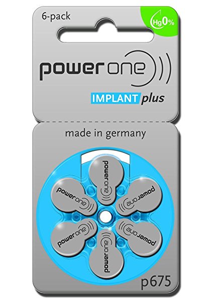 Power One Cochlear Implant Batteries (120 Batteries)