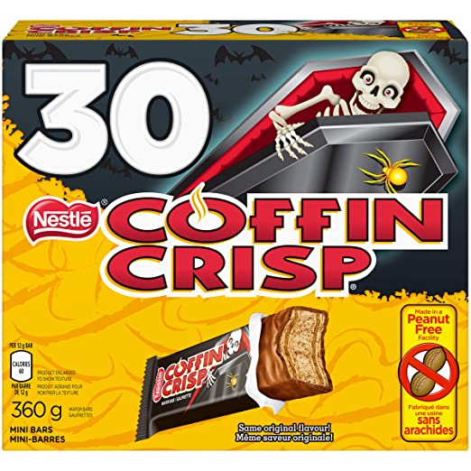 Nestle Coffin Crisp Coffee Crisp 30x12g Snack Size Bars - Imported From Canada