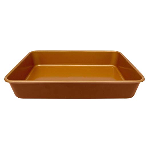 Gotham Steel Bakeware - Nonstick Copper 9-Inch x 13-Inch Baking Pan