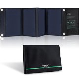 Solar Panel VINSIC 22W High Efficiency Solar Charger Foldable and Portable Dual-port Solar Panel