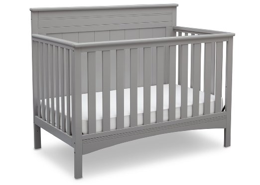 Delta Children Fancy 4-in-1 Crib, Grey