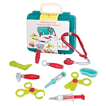 Battat Deluxe Doctor Toy Medical Kit for Kids Pretend Play (11 pieces)