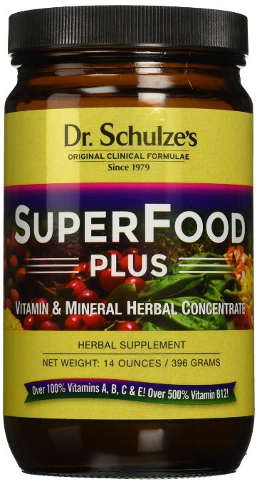 Dr. Schulze's Superfood Plus Meal Replacement Powder, 14 Ounce