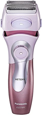 Panasonic Close Curves Ladies Shaver With Bikini Trimmer, Pink