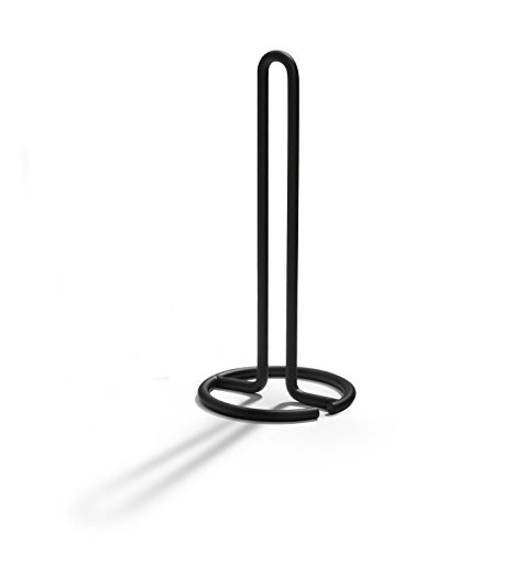 Spectrum Diversified Euro Paper Towel Holder, Black