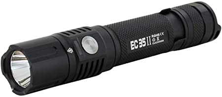 Acebeam EC35 Gen 2 LED Flashlight 1100 Lumens Small Powerful Handheld Includes Clip