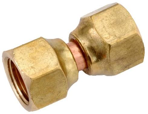 Anderson Metals, Brass 754070-06 3/8-Inch Low Lead Flare Female Swivel, 3/8&quot