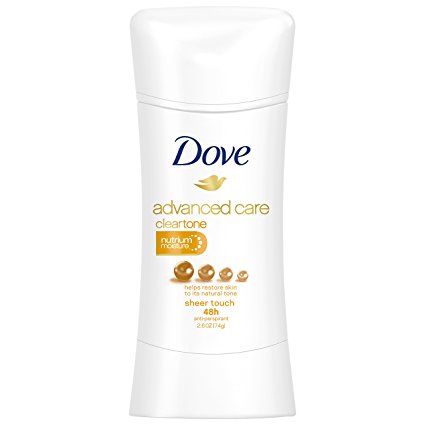 Dove Advanced Care Antiperspirant Deodorant, Clear Tone Sheer Touch 2.6 Ounce