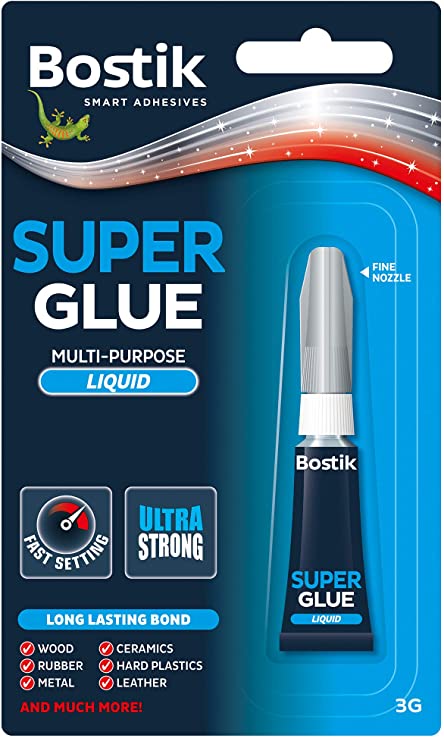 Bostik Superglue Tube Super Glue High Quality 3g