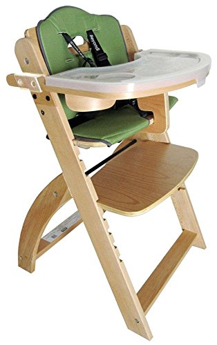 Beyond Junior Y Series High Chair, Natural/Olive Green