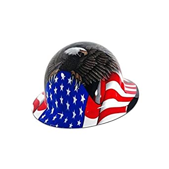 Spirit of America Hard Hat - Full Brim - FMX Fibre Metal