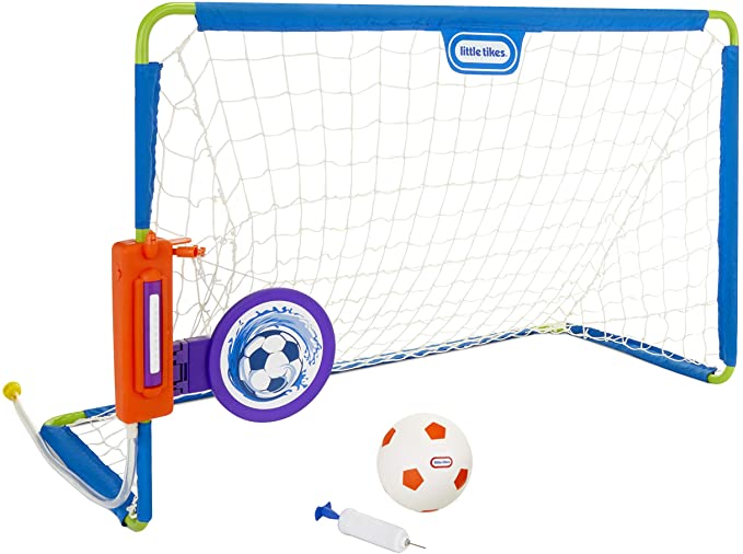 Little Tikes 2-in-1 Water Soccer / Football Sports Game with Net, Ball & Pump