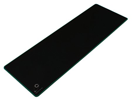 Dechanic Extended Heavy(6mm) CONTROL Soft Gaming Mouse Mat - Double Thickness, 36"x12", Green