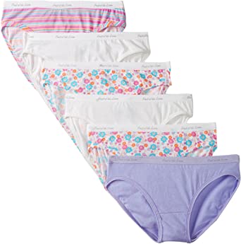 Fruit of the Loom Women's 6-Pack Cotton Bikini Panties