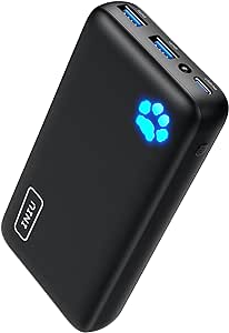 INIU モバイルバッテリー 20000mAh 大容量 急速充電 3台同時充電【20W PD 3.0 QC USB-C入出力 PSE認証済 低電流モード LEDライト付き】携帯充電器 小型 アウトドア/災害/緊急用の必携品 モバイル・バッテリー iPhone 15 14 13 Pro Max 12 11 XS iPad AirPods Xiaomi OPPO Sony Xperia など各種対応