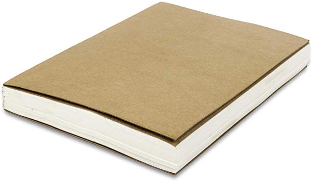 Lined Paper Refill Notebooks - for Moonster Refillable Leather Journal – Eco Friendly Acid-Free and Tree-Free Recycled Cotton Sheets A5 Ruled Notepad 8.25 x 5.75 Inches with 220 Beautifully Soft Pages