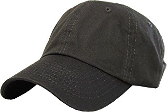 Classic Cotton Dad Hat Adjustable Plain Cap. Polo Style Low Profile (Unstructured)