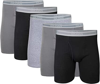 Gildan Mens Boxer Briefs, Multipack