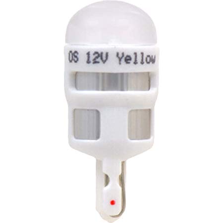 SYLVANIA ZEVO 194 T10 W5W Amber LED Bulb, (Contains 2 bulbs)