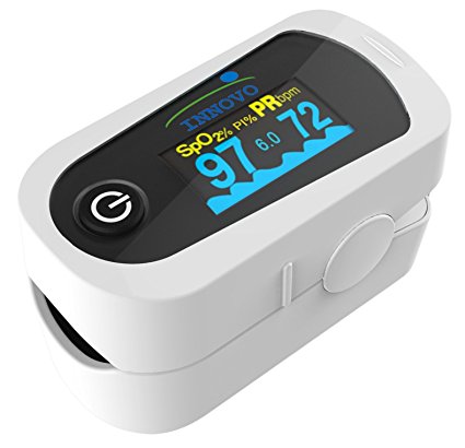 Innovo Premium CPE Fingertip Pulse Oximeter with Plethysmograph and Perfusion Index