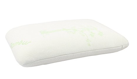 LoveHome Memory Foam Bed Pillow - Removable Hypoallergenic Bamboo Cover--Standard (Standard) (23.6''*15.7''*5'')