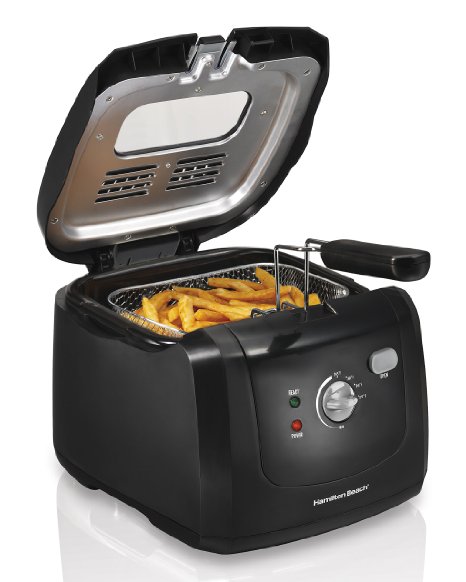 Hamilton Beach 35021 Deep Fryer with Cool Touch Black