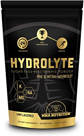 Hydrolyte - 100 Servings Sugar Free Electrolyte Powder with Magnesium, Potassium and Sodium - Boost Endurance and Reduce Fatigue with This Electrolyte Supplement - Maximum Hydration - Keto Friendly