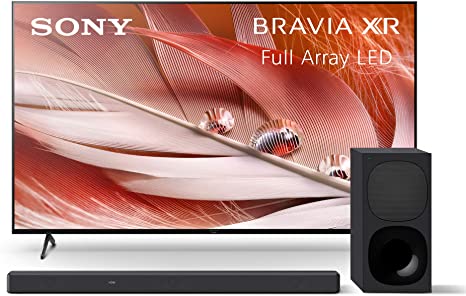 Sony X90J 65 Inch TV: BRAVIA XR Full Array LED 4K Ultra HD Smart Google TV with Dolby Vision HDR XR65X90J- 2021 Model & HT-G700: 3.1CH Dolby Atmos/DTS:X Soundbar