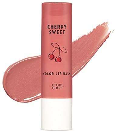 ETUDE HOUSE Cherry Sweet Color Lip Balm (BE101) | Color Lip Balm That Moisturizes and Revitalizes Your Lips Like Cherry | Korean Skin Care