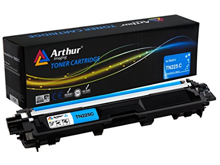 Arthur Imaging Compatible Toner Cartridge Replacement for Brother TN225 (Cyan, 1-Pack)