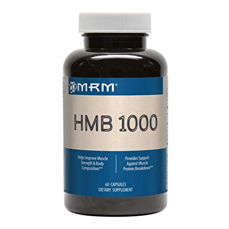 MRM - HMB 1000, Muscle Maintenance, Helps Improve Muscle Strength and Body Composition (60 Count)