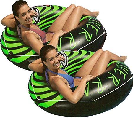 Intex 2-Pack River Rat 48-Inch Inflatable Tubes For Lake/Pool/River | 2 x 68209E