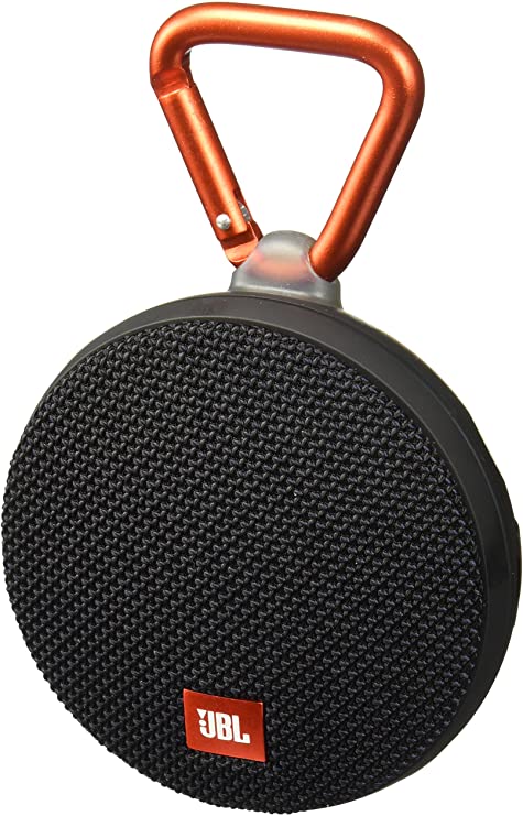 JBL Clip 2 Waterproof Portable Bluetooth Speaker (Black)