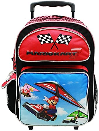 Super Mario Bros. (Mario Kart) Large Rolling Backpack