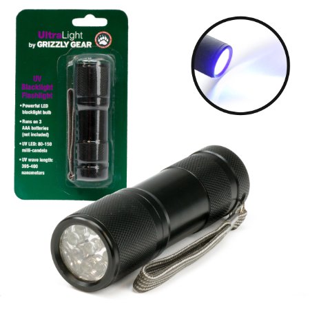 Pet Urine Detector - Ultraviolet Blacklight Flashlight By Ultra Light - Discover Dog And Cat Stains