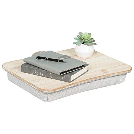 LapGear Heritage Wood Lap Desk - White Wash (Fits up to 17.3" Laptop) - Style #45601