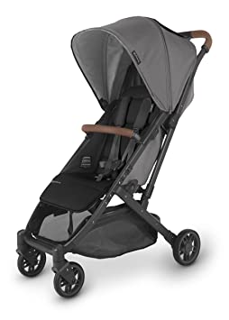 MINU V2 Stroller-Greyson (Charcoal mélange/Carbon/Saddle Leather)