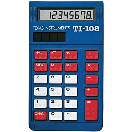 TI-108 Elementary Calculator