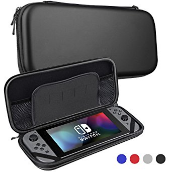 Nintendo Switch Case,bepack Protective Hard Portable Travel Carry Case Shell Pouch for Nintendo Switch Console & Accessories(black)