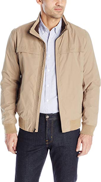 Dockers Men's Microtwill Golf Bomber Jacket